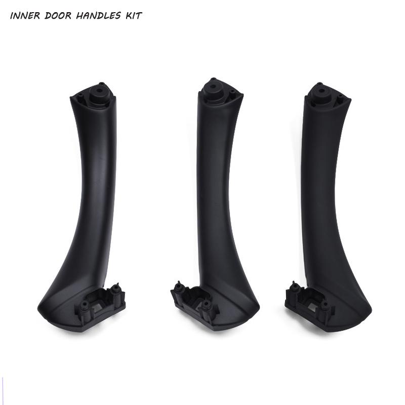 Автомобильные левые/правые внутренние дверные ручки/внутренняя дверная панель, ручка, накладка для BMW 3 серии E90 E91 325 330 318
