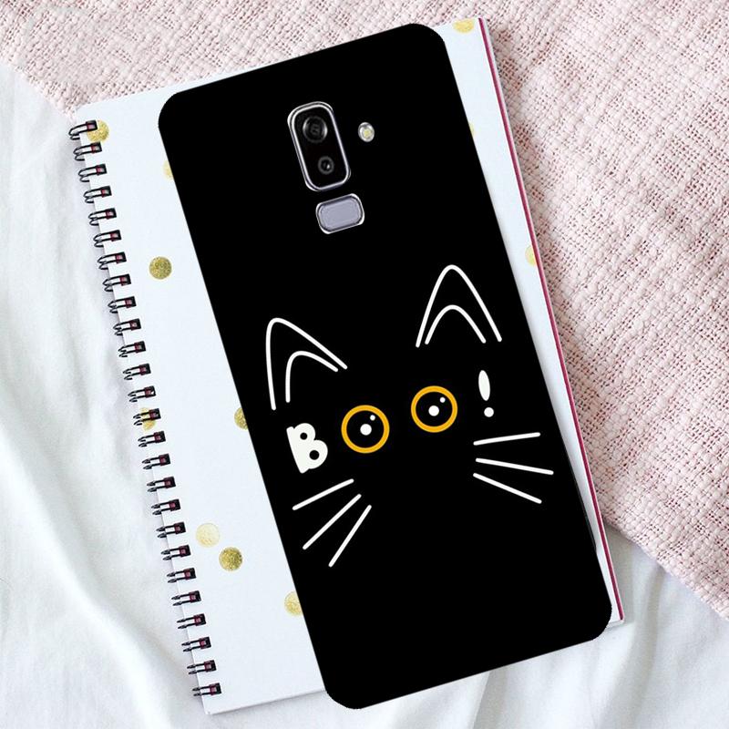 Забавный Милый Кот Лайн-Арт Чехол Для Samsung Galaxy M16 M32 M52 M14 M54 M13 M33 M53 M56 M36 M31 M11 M12 M35 M55 M15 M06