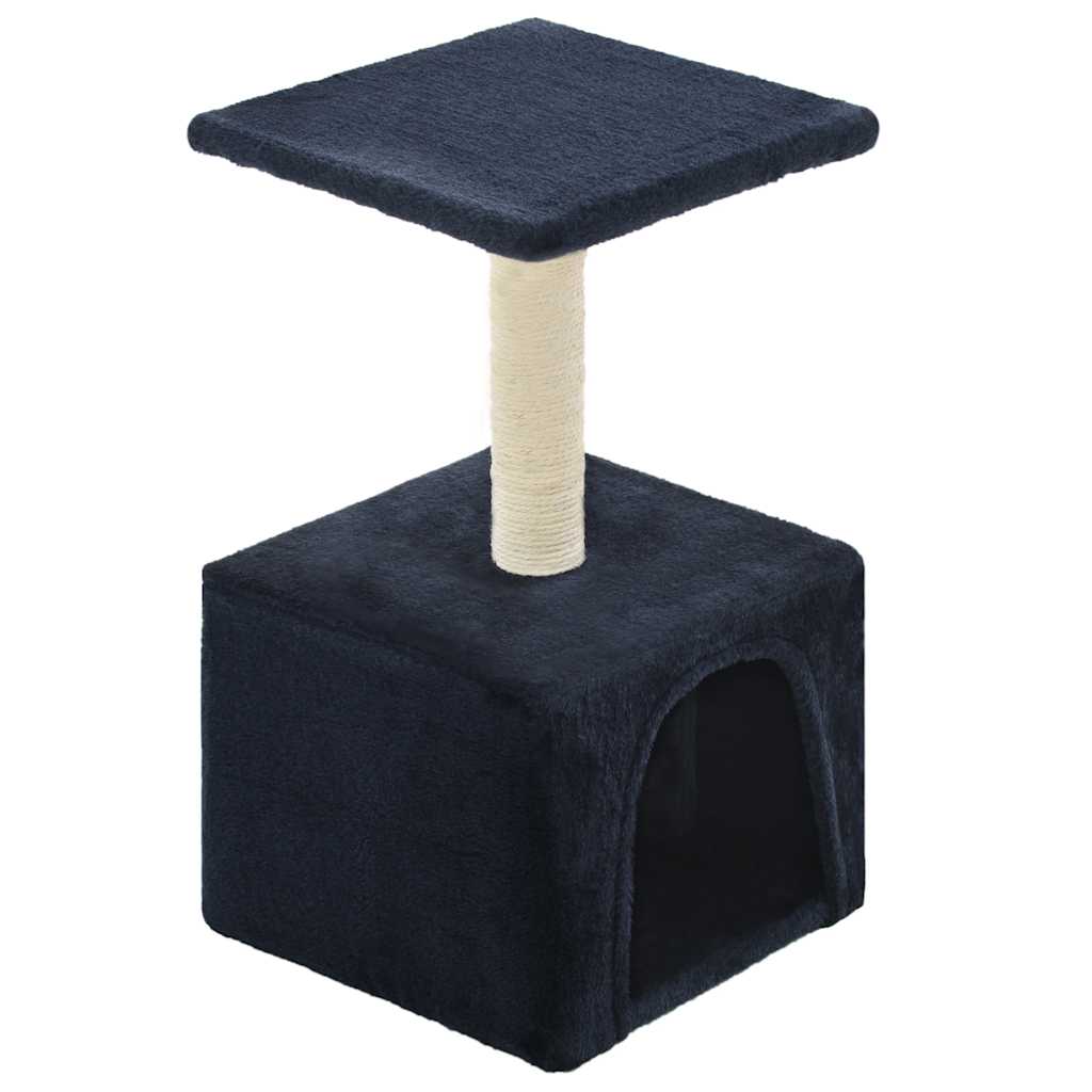 Cat Scratching Post with Sisal 55 cm Dark Blue