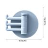 Не оставляющий следов поворотный крючок Кухонный крючок для полотенец для ванной 3 ветви Домашний однотонный крючок Самоклеящийся крючок без гвоздей
