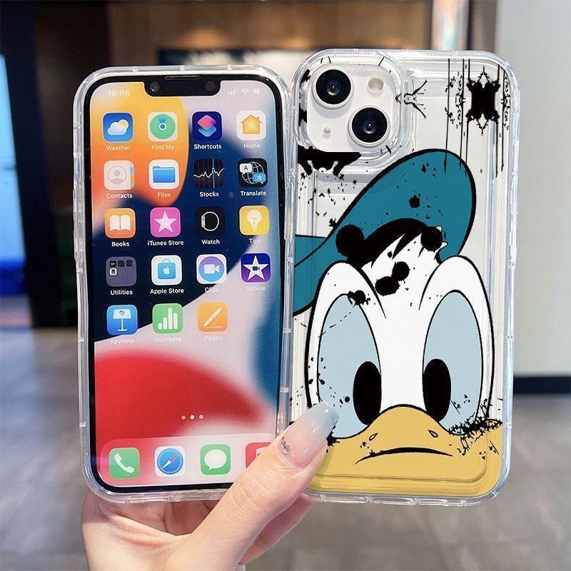 Мультяшная милая для Apple 13promax чехол для мобильного телефона iphone14 прозрачный 15 мягкий чехол женский новая модель