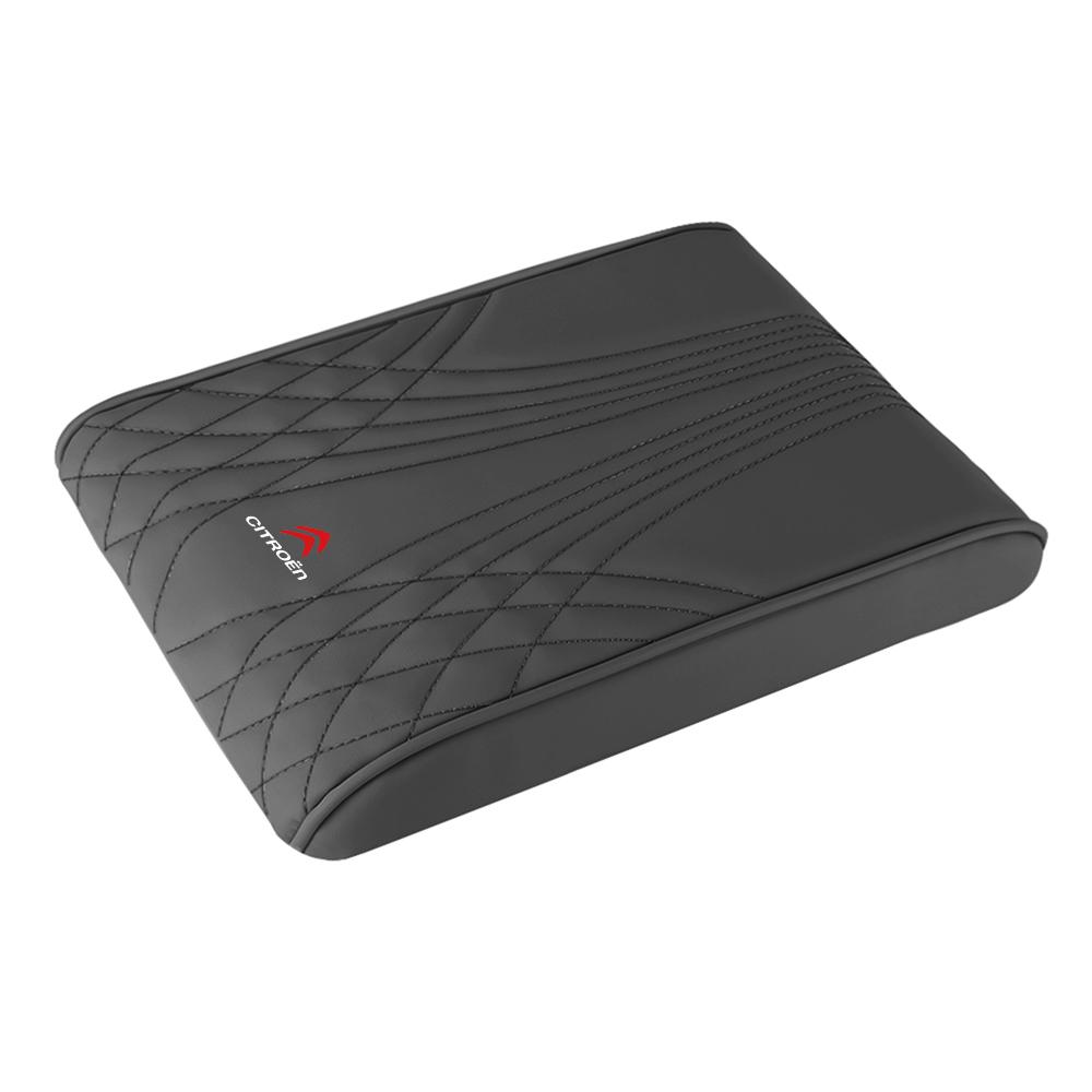 PU Leather Car Armrest Box Height Pad Auto Center Armrest Protective Cushion Support for Citroen C4 Picasso Xsara C5 Aircross