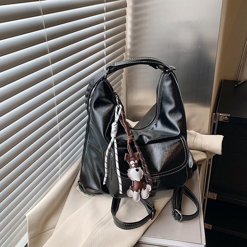 Винтажная большая сумка-тоут, женская новая осенне-зимняя通勤ская наплечная сумка, рюкзак Maillard