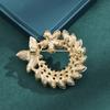 Weiman Purple Butterfly Flower Brooches Luxury Women Fashion Rhinestone Crystal Gold Plated Alloy Customize Designer Brooch Pins
