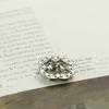 10 Pieces/set Rhinestone Flower Design Metal Buttons Suit Jacket Cardigan Coat Flower Shape Decorative Buttons Sewing Supplies