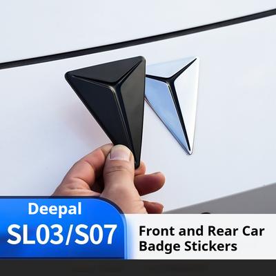 Для Deepal SL03 S07 L07 Черненая Автомобильная Эмблема Буквенная Наклейка Черный Воин Аксессуары для Внешнего Модификации