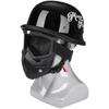 German Retro Motorcycle Helmet Unisex Four Seasons Harley Electric Bike Biker Half Cover Style Soldier Helmet