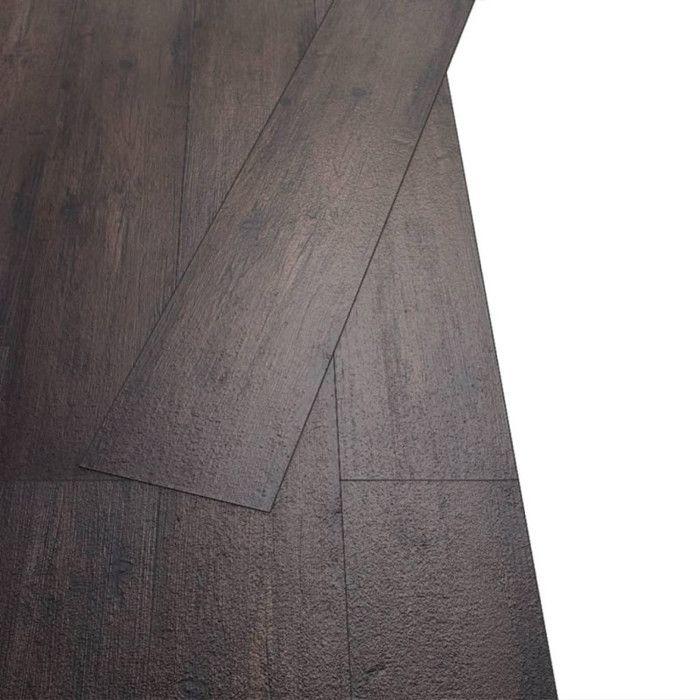 VidaXL Self-adhesive PVC Floor Tiles 5.02 M² 2 Mm Dark Brown 245177