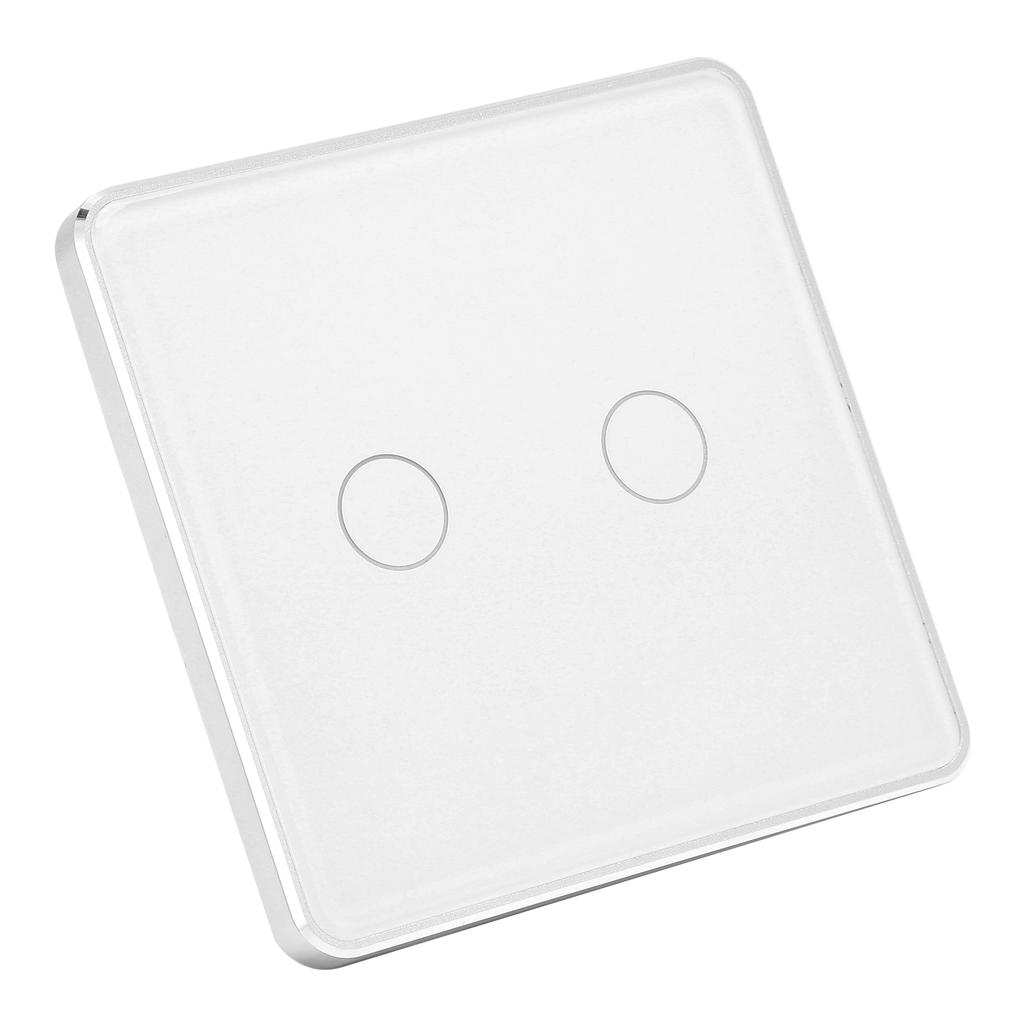 2-канальный интеллектуальный настенный выключатель света с сенсорным беспроводным пультом дистанционного управления MultiControl Association Панель из закаленного стекла