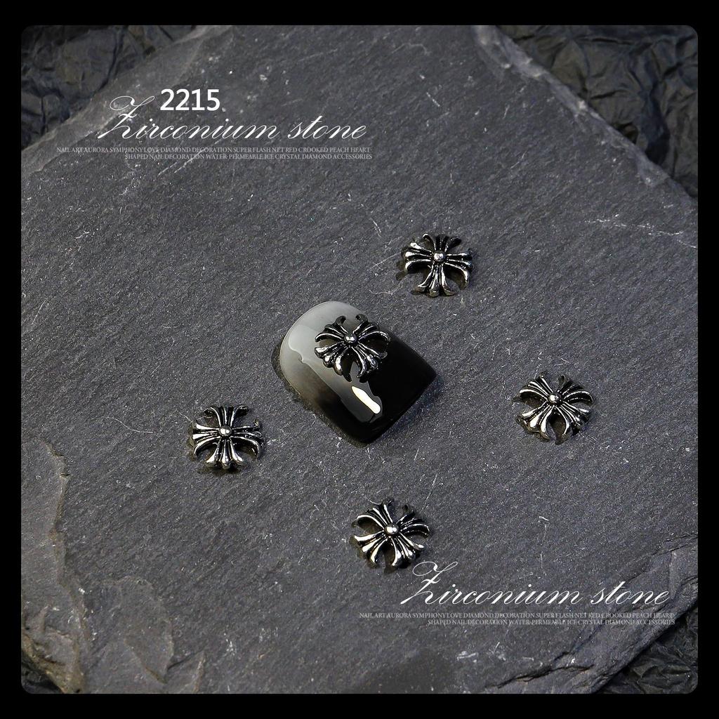 12шт. Орнамент для ногтей. Крестик. Металлический орнамент «сделай сам».