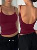 Топ-ками phumee без спины, укороченный, однотонный A2249