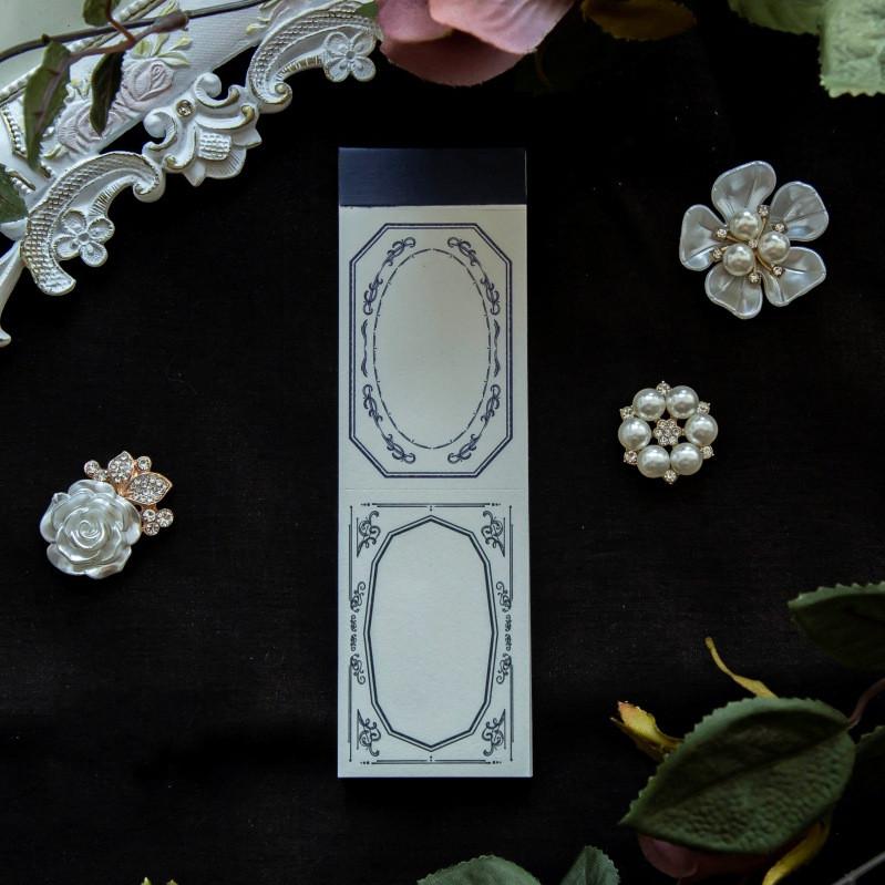 50 листов/лот блокноты для заметок ретро цветок Византии мусорный журнал наклейки для скрапбукинга офисные школьные канцелярские принадлежности