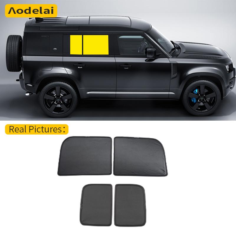 Для Land Rover Defender L663 110 2020-2025 Автомобильные шторки на окна Двусторонние Летние УФ-защитные Занавески Солнцезащитный Козырек