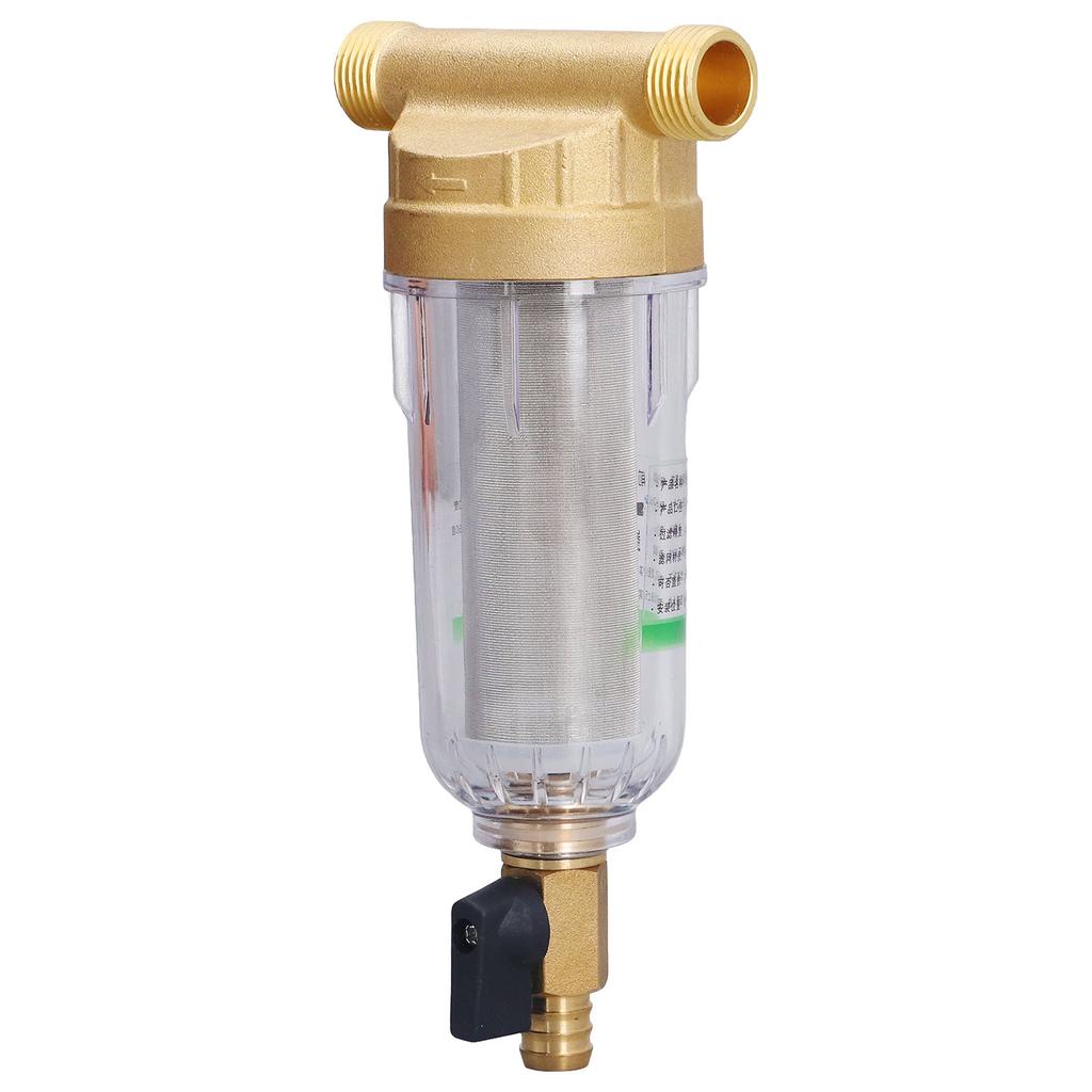Water System Prefilter G1/2 Male Thread Detachable High Density Sediment Pipe Filter for Automatic