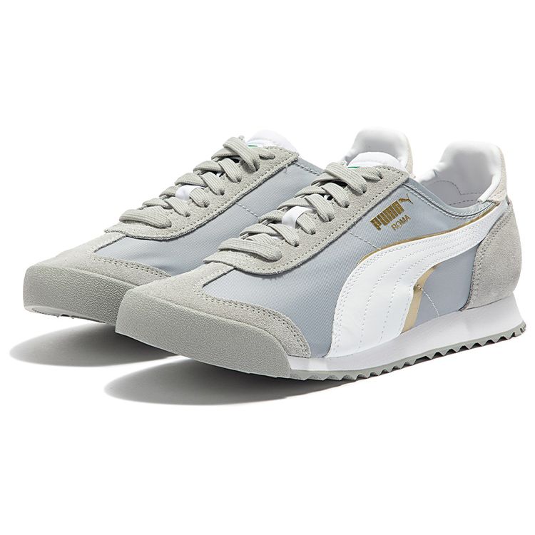 Puma Roma OG Nylon Double FS - Кроссовки унисекс Limestone Grey White Team-Gold 390634-02