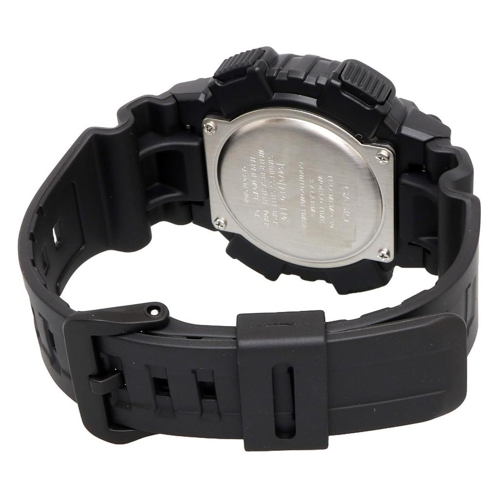 Casio World Time Ana-Digi Quartz Watch AEQ-110W-3A2V Men's Green Sunburst Dial Black