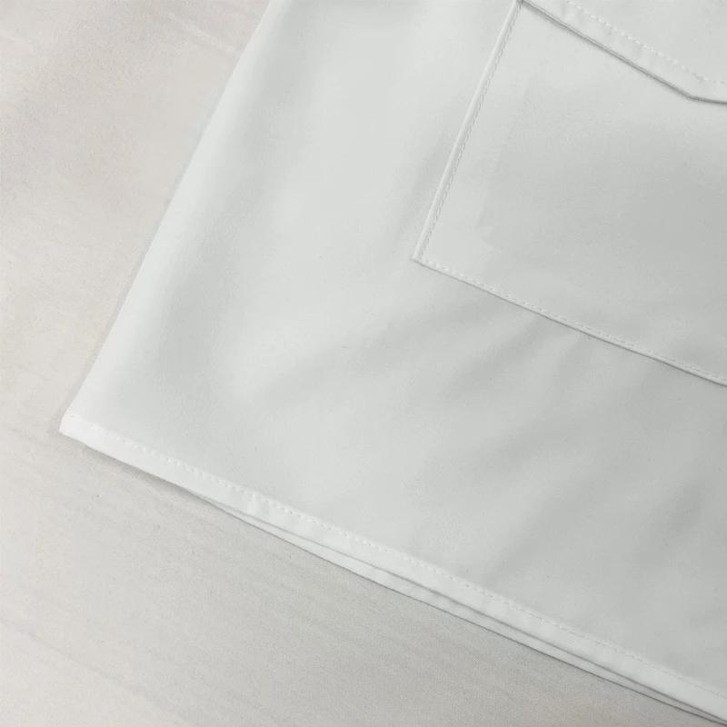 Женский комплект из двух предметов, осенний офисный простой однотонный однобортный комплект с длинными рукавами-фонариками, рубашка на пуговицах, топ, свободные брюки, новинка 2024 года