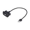 Автомобильный USB-порт, гибкий удлинительный кабель, адаптер для зарядки, монтаж заподлицо на приборной панели