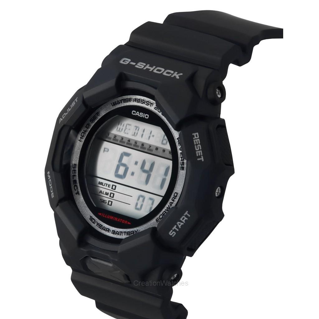 Casio G-Shock Digital Bio-Based Black Resin Remezzo Black Dial Quartz GD-010-1 200M Мужские часы