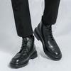 Men's shoes Brock high-top leather shoes British Martin boots Korean version pointed casual trendy shoes fashion dress shoes