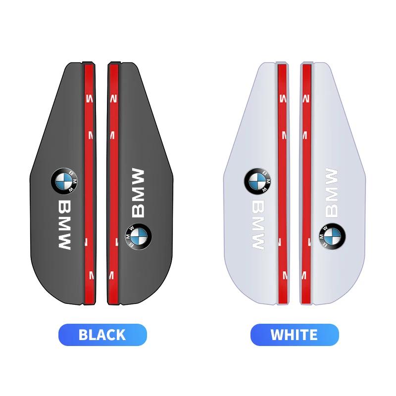 2Pcs Car Rearview Rain Eyebrow Transparent Stickers 50 Anniversary For BMW E36 E60 E90 X2 X1 X3 X5 E46 E39 E70 M3 M5 M6 50 JAHRE