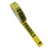 Black Character Warning Tape Yellow Tape Danger Identification Tape  Universal