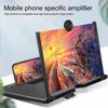3D Phone Screen Magnifier 10/12-Inch Foldable Phone Screen Amplifier Stand Portable Mobile Phone Holder Eye Protection Gift for Movie Lovers