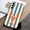 Чехол для телефона L-Lobster On S-Stripes Ocean для Samsung Galaxy A73, A72, A71, A70, A53, A52, A51, Мягкий силиконовый черный чехол