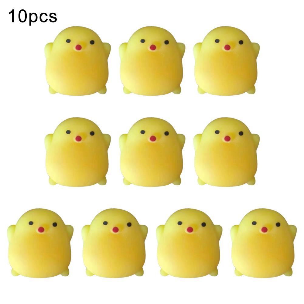 Chick Toy Slow Rebound Soft TPR Stress Anxiety Animal Relief Chicken Portable Adults Ye Z6Z1
