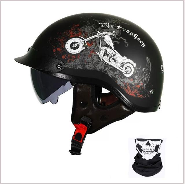 Сертифицированный 3C полушлем, винтажный мотоциклетный шлем, мотоциклетный шлем Harley, ковшовый шлем для электромобиля