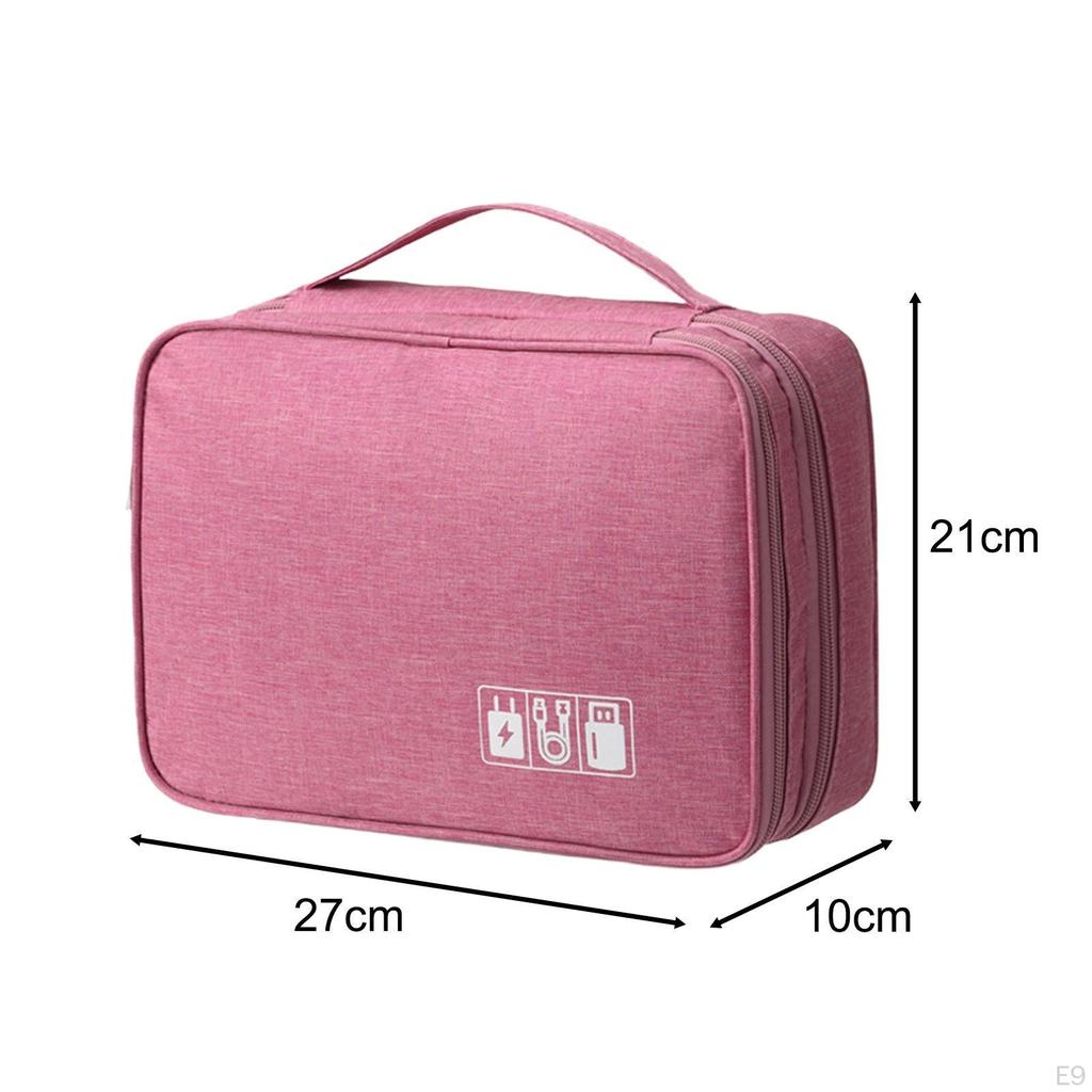 Power Bank Case Data Cable Storage Bag Waterproof Hard Shell Headphone Electronic