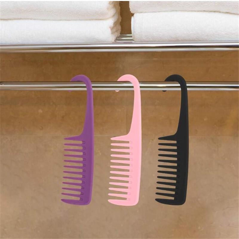 3 Pack Hair Comb Large Wide Tooth Comb Shower Combs Curl Wet Comb for Long, Wet or Curly Hair Detangling Blood Circulation Salon Tool