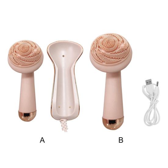 Durable Four In One Lightweight Facial Cleansing Brush Beauty Skin Care Face Silicone for Women