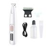 Dog Paw Trimmer with LED Light 3-in-1 Electric Dog Hair Grooming Clipper Low Noise Cordless Rechargeable Pet Shaver for Paws Ears Face Rump