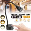 DC 12-24V USB Сенсорный Диммируемый Переключатель Светодиодный Точечный Светильник для Чтения Черный Для Кемпера, Каравана, Лодки, Внутреннее Освещение