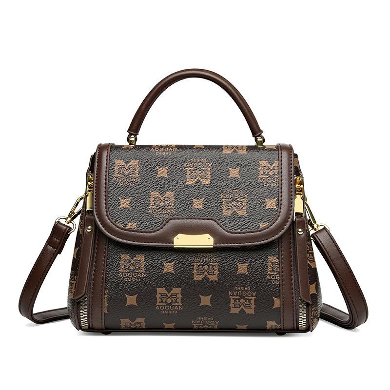 Большая вместительная ретро-сумка премиум-класса через плечо на одно плечо, маленькая квадратная сумка, универсальная сумка в корейском стиле среднего возраста