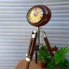 Victorian Stand Clock Wood Clock Tripod For Home Decor Look Analog Floor Clock Mother Day