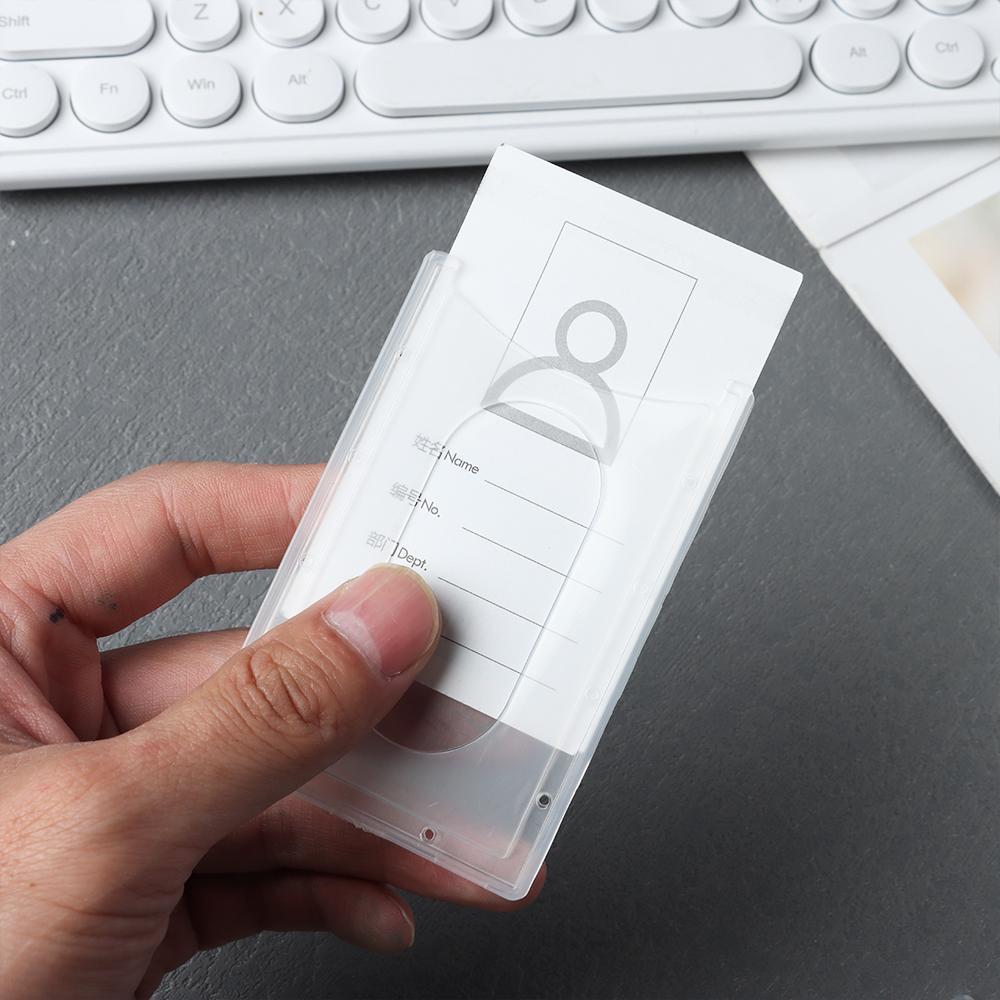 Badge ID Business Case Office School ID Card Pouch Work Card Holders Name Card Card Sleeve