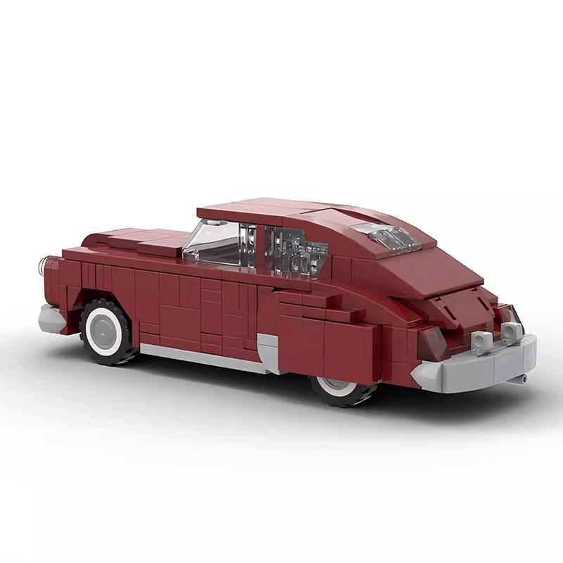Bricklink MOC Технический Автомобиль 1949 Oldsmobiles Futuramic 76 Городские Скоростные Транспортные Средства Наборы Строительные Блоки Игрушки Рождественский Подарок