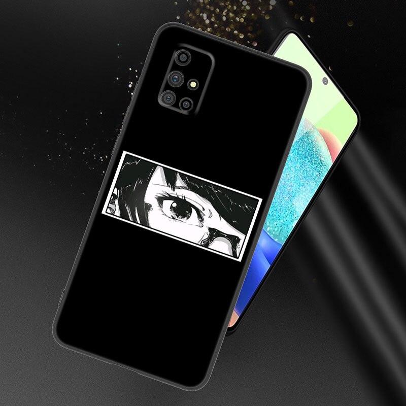 Чехол для телефона «Грустное аниме с эстетикой сэмпай» для Samsung A21 A30 A50 A52 S A13 A22 A32 4G A23 A33 A53 A73 5G A12 A31 A51 A70 A71 A72