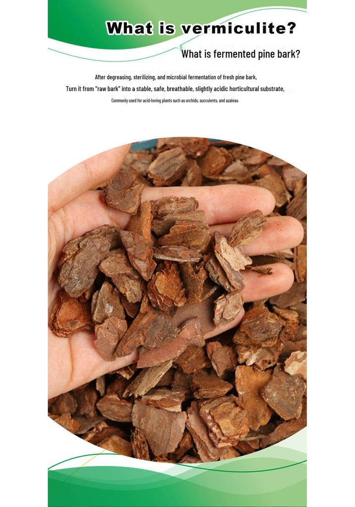 Orchid Planting Mix: Fermented Pine Bark and Scales for Phalaenopsis & Dendrobium Garden Substrate