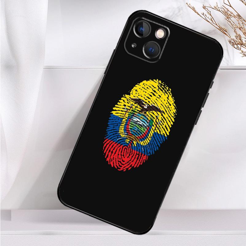Ударопрочный чехол с флагом Эквадора для iPhone 17 11 14 15 16 Pro Max Plus 12 13 Mini 16e 17 Air Чехол для телефона
