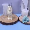 Cute Lion Silicone Candle Mold 3D Sitting Lion King Animal Soap Paste Resin Cement Casting Mold DIY Chocolate Ice Baking Tool