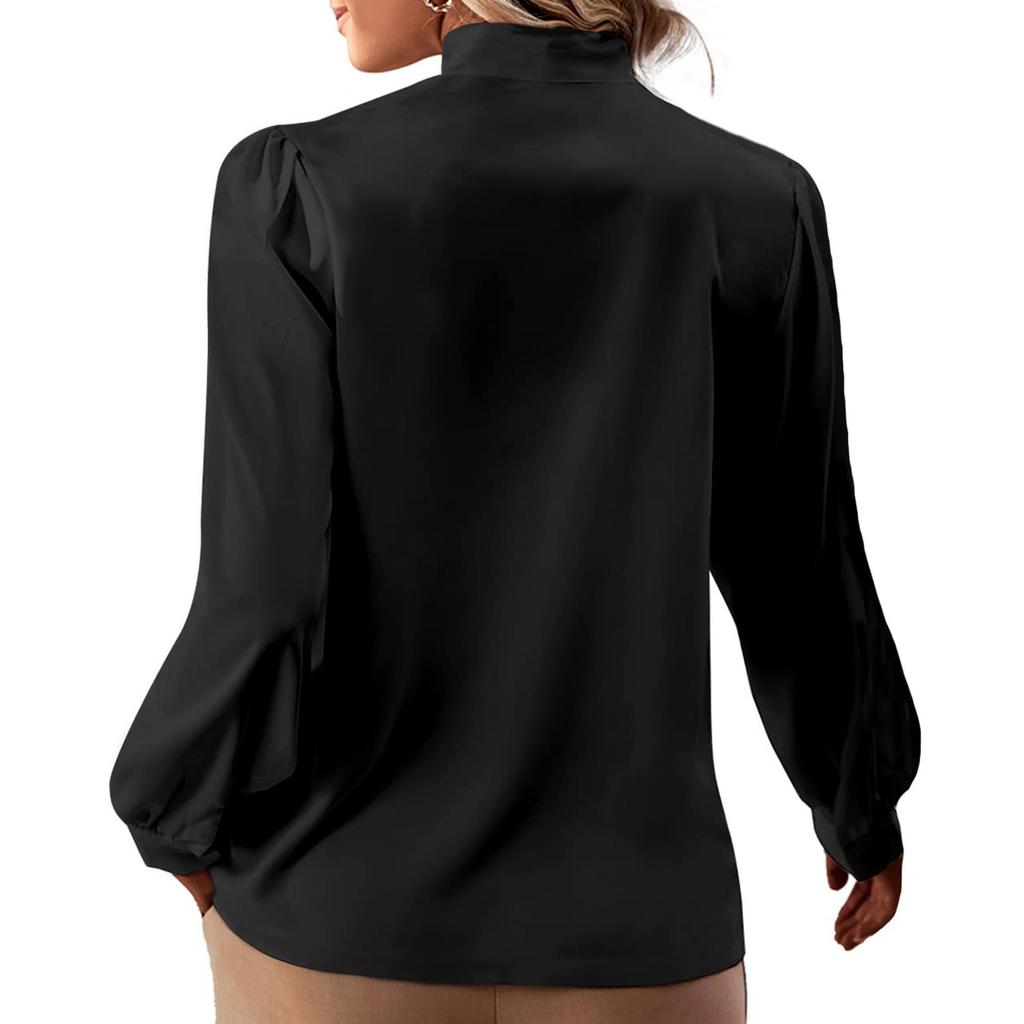 Женская повседневная и модная однотонная рубашка с длинным рукавом Топ Рубашка с длинным рукавом Топ