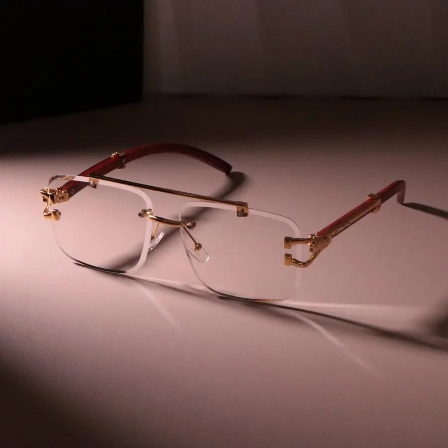 Frameless Unisex Square Sunglasses Women Men Brand Designer Colorful Sun Glasses Female Male Colors Mirror