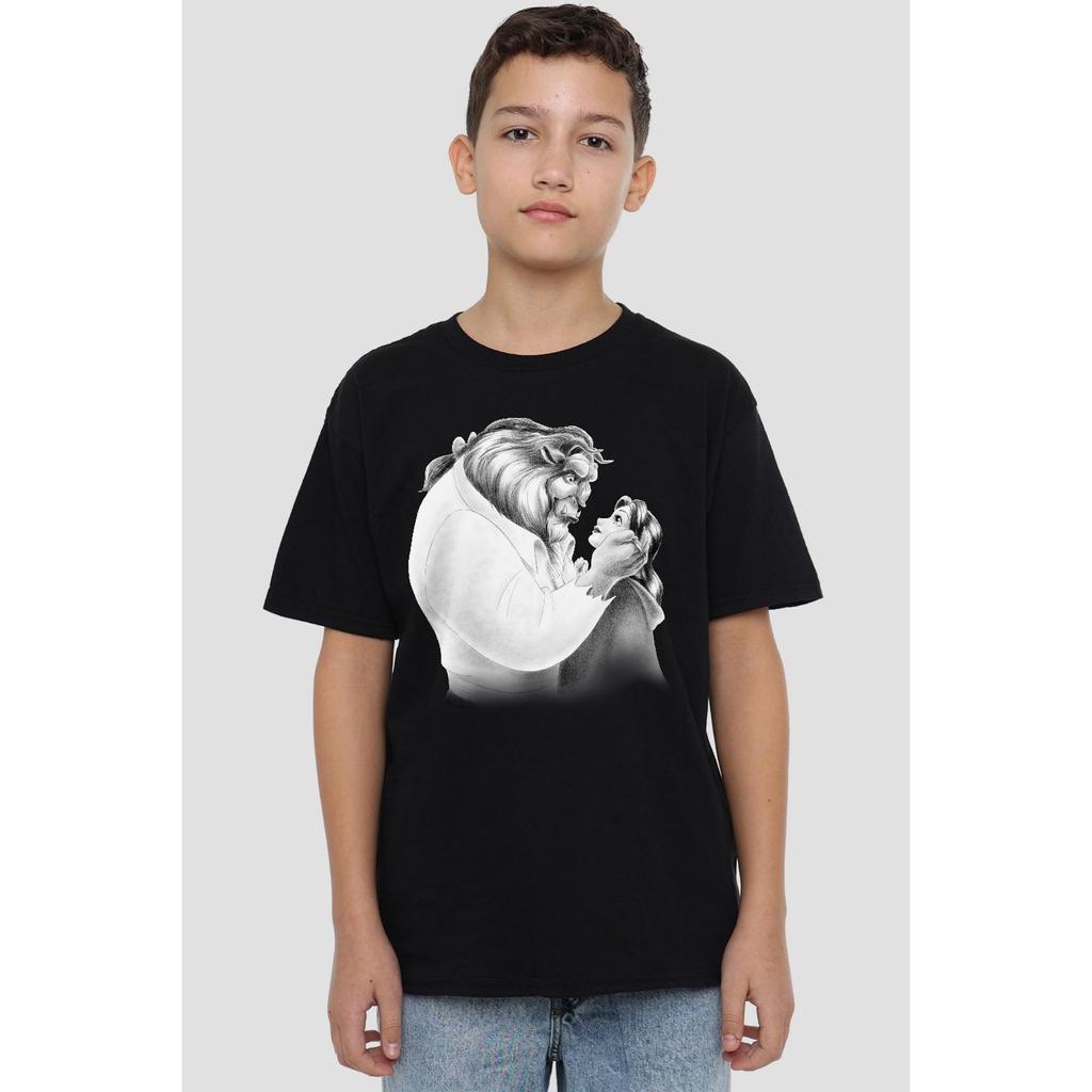 Beauty And The Beast Детская/Подростковая футболка с эскизом