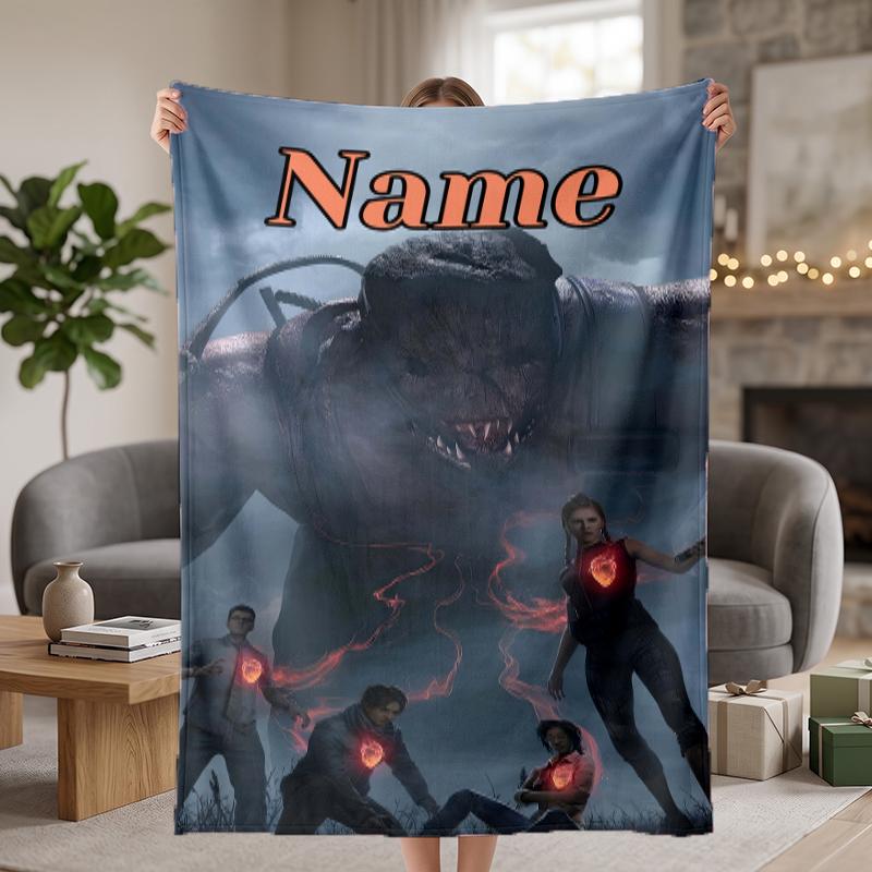 Dead by Daylight Custom Flannel Blankets Soft Warm Cozy Throws for Home Decor Holiday Gifts