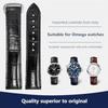 [Nywing] Ремешок для часов Omega Ремешок Omega 19 мм 20 мм 21 мм 22 мм D-застежка Натуральная кожа Аллигатор Patt...