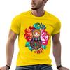 Летняя футболка Harajuku Custom Heavyweight Informal New Arrival Matryoshka Jewel, Tatoo Designsweat Short Vintage Sleeve Tee