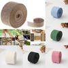 10 Meters Burlap Wrapping Ribbon Roll Garland Hessian Material Rustic Wedding Decor Christmas Birthday Party Decoration